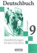 Deutschbuch Handreichungen für den Unterricht Klasse 9 [Gebundene Ausgabe] by...