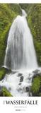 Wasserfälle-2019-Waterfalls-Streifenkalender-XXL-25-x-70-Landschaftskalender-Naturkalender