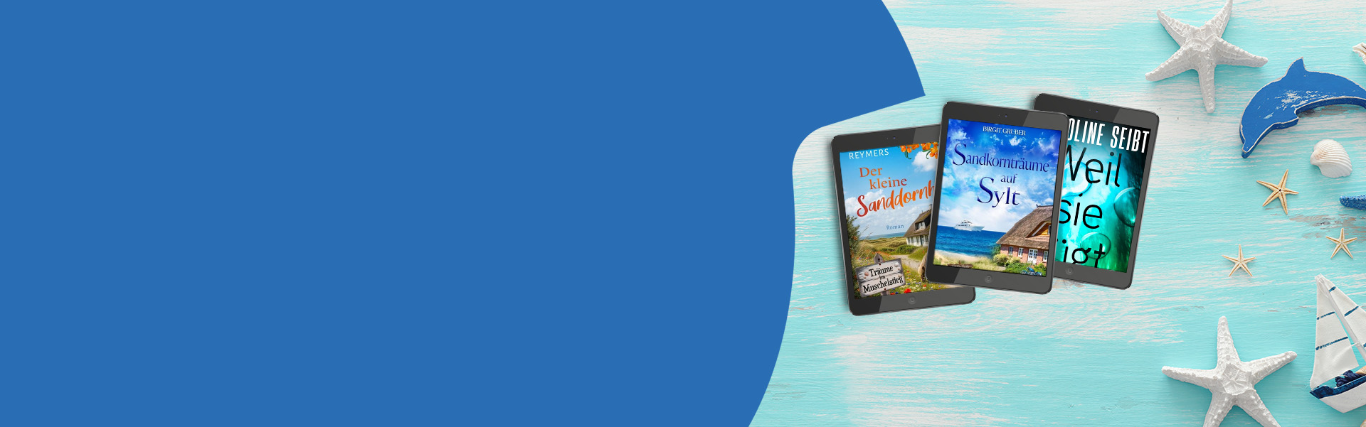 Exklusive eBooks: drei aktuelle Cover im eReader