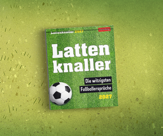 Produktbild Lattenknaller Tagesabreißkalender 2027 - Die witzigsten Fußballersprüche