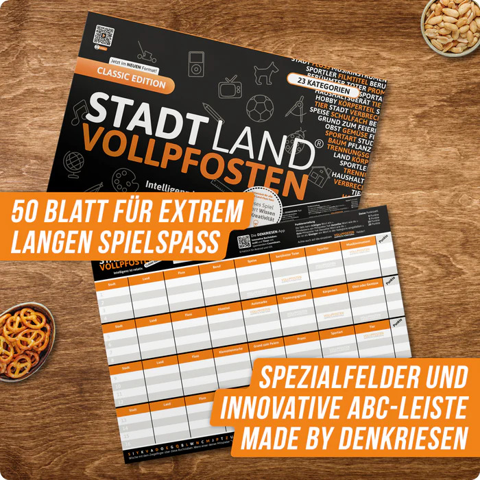 Spieleanleitung: Stadt Land Vollpfosten®
