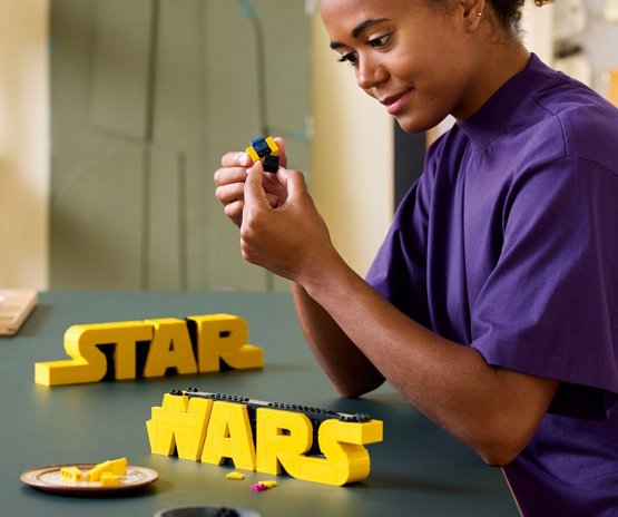 Produktbild LEGO Star Wars 75407 Star Wars Logo aus LEGO Steinen - Für Erwachsene
