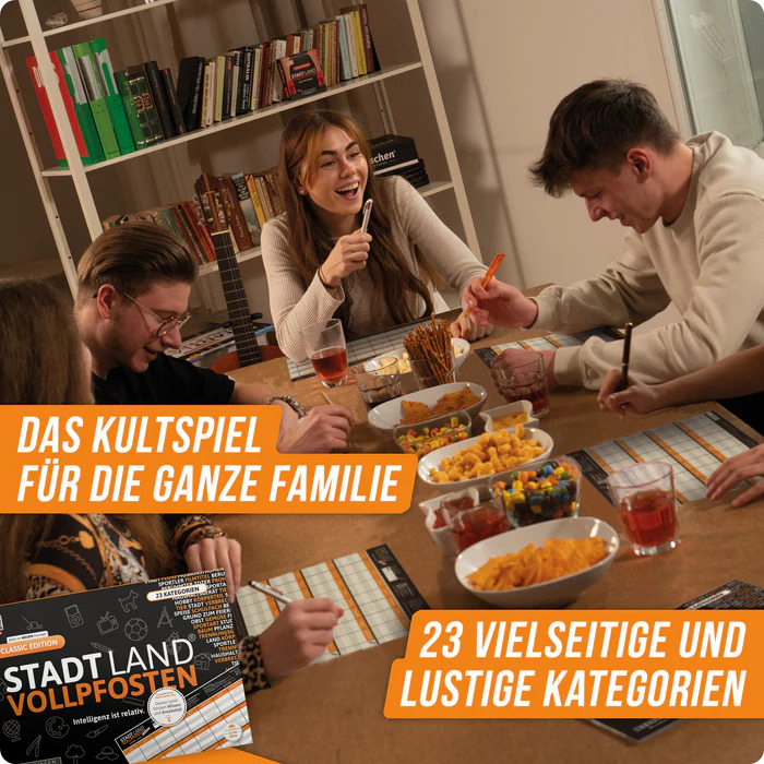 Spieleanleitung: Stadt Land Vollpfosten®