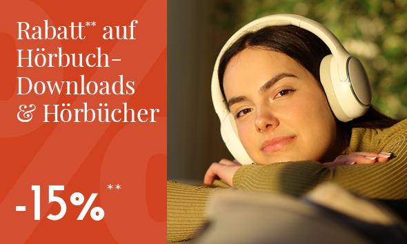 Bild 15% Gutschein auf Hörbuch-Downloads & Hörbücher