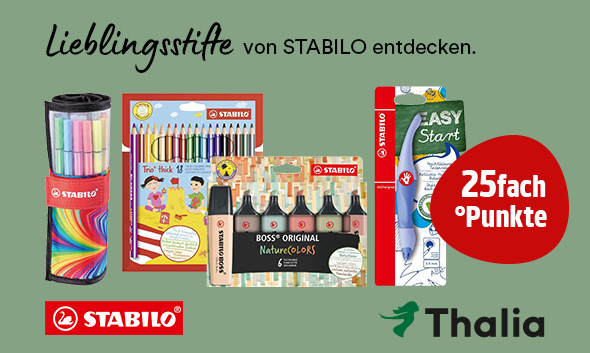 Lieblingsstifte von STABILO entdecken & 25fach PAYBACK °Punkte sammeln