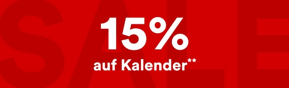 15% auf Kalender**