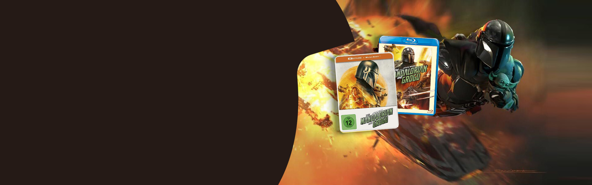 Cover: Mandalorian & Grogu Steelbook & Blu-ray