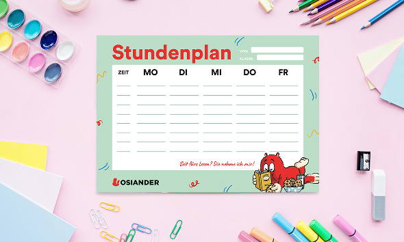 Stundenplan zum Ausdrucken