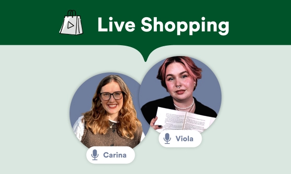 Live-Shopping: Sei live dabei, wenn unsere Hosts ihre neuesten Empfehlungen vorstellen